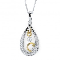 Shimmering Diamonds® Tear Drop Pendant SD13P18