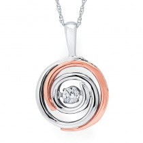 Shimmering Diamonds® Ripple Pendant SD15P25