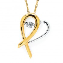 Shimmering Diamonds® Hopeful Heart® Pendant SD15P27/.05