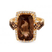 Le Vian® Ring featuring 6 7/8 cts. Chocolate Quartz