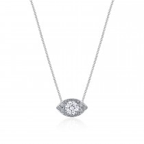 FP811HRDMQ55PLT 18 karat Tacori Bloom 17" Marquise Bloom Diamond Necklace