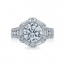 HT2603RD95 Platinum Tacori RoyalT Engagement Ring