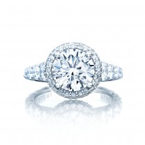 Tacori HT2624RD85 Platinum RoyalT Engagement Ring