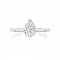 Tacori P100PS85X55FW 14 karat Coastal Crescent Engagement Ring