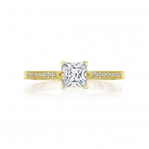 Tacori P102PR5FY 14 Karat Coastal Crescent Engagement Ring