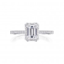 Tacori P103EC65X45FW 14 Karat Coastal Crescent Engagement Ring