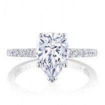 Tacori P1042PS10X7FW 14 Karat Coastal Crescent Pear Solitaire Engagement Ring