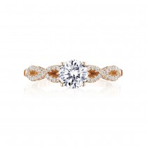 Tacori P105RD6FK 14 Karat Coastal Crescent Engagement Ring