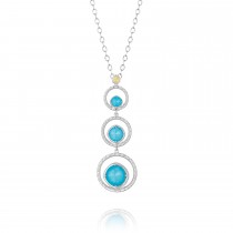 Skipping Stone Necklace featuring Neo-Turquoise