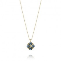 Golden Bay    Golden Bay Lotus Four Gem Pendant    