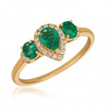 Le Vian® Ring featuring 5/8 cts. Costa Smeralda Emeralds