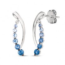 Le Vian Ombre Earrings featuring 1/2 cts. Denim Ombré
