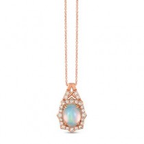 14K Strawberry Gold® Neopolitan Opal™ 1 1/5 cts. Pendant