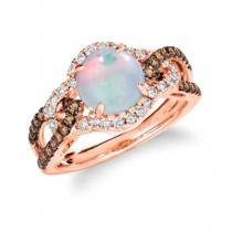 14K Strawberry Gold® Neopolitan Opal™ 1 cts. Ring