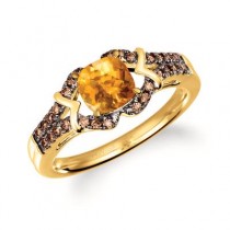 Le Vian Chocolatier® Ring featuring 7/8 cts. Cinnamon Citrine