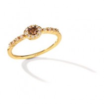 Le Vian® Ring featuring 1/10 cts. Chocolate Diamonds