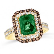 Le Vian® Ring featuring 1 1/5 cts. Costa Smeralda Emeralds