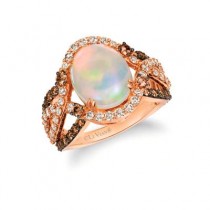 14K Strawberry Gold® Neopolitan Opal™ 2 1/5 cts. Ring