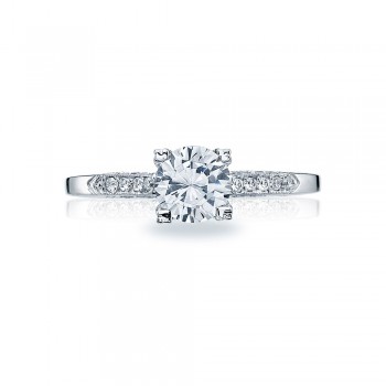 Platinum Simply Tacori Solitaire Engagement Ring 2586RD6