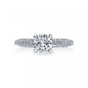 Tacori Crescent Platinum Engagement Ring 2616RD65