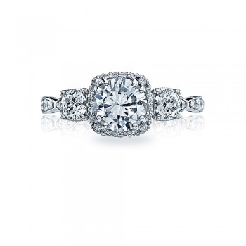 54-2CU65 Platinum Tacori Dantela Engagement Ring