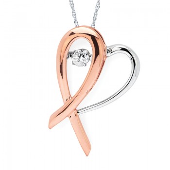 Shimmering Diamonds® Hopeful Heart® Pendant SD15P27/.10