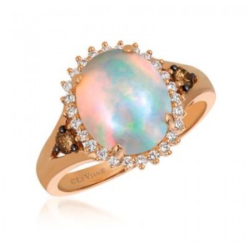 14K Strawberry Gold® Neopolitan Opal™ 1 5/8 cts. Ring