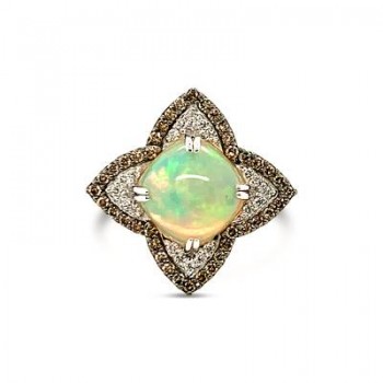 14K Vanilla Gold® Neopolitan Opal™ 2 1/6 cts. Ring