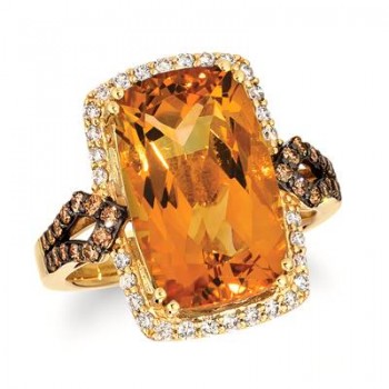 Le Vian® Ring featuring 6 7/8 cts. Cinnamon Citrine