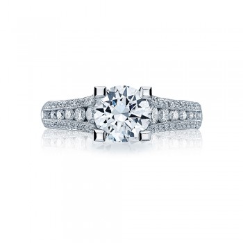 HT2513RD7512X Platinum Classic Crescent Engagement Ring 