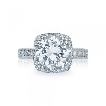 HT2607RD10 Platinum Tacori RoyalT Engagement Ring