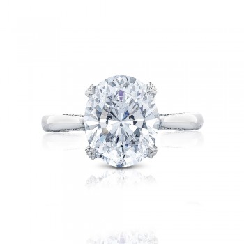 RoyalT HT2625OV11X9 Platinum Simply Tacori RoyalT Engagement Ring