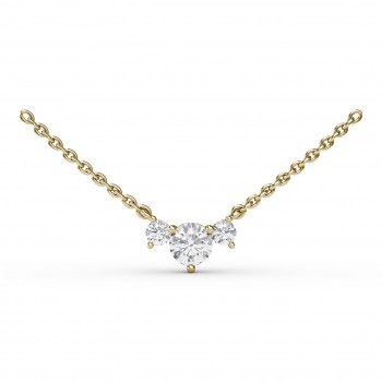 Trio Diamond Necklace 
