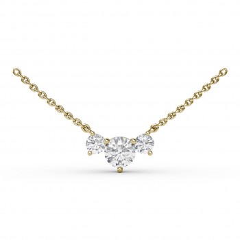Trio Diamond Necklace 