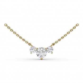 Trio Diamond Necklace 