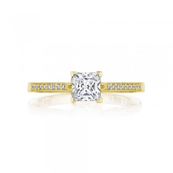 Tacori P102PR5FY 14 Karat Coastal Crescent Engagement Ring