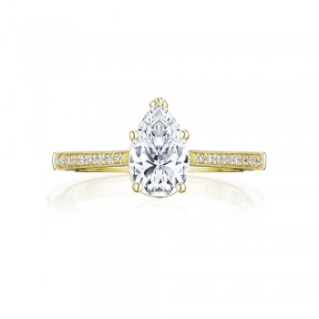 Tacori P102PS85X55FY 14 Karat Coastal Crescent Engagement Ring