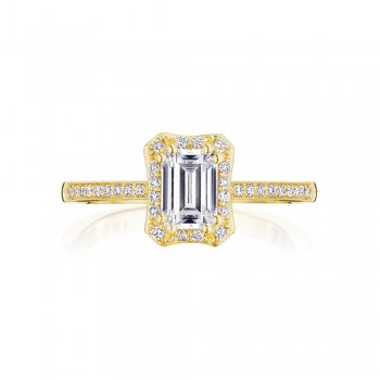 Tacori P103EC65X45FY 14 Karat Coastal Crescent Engagement Ring