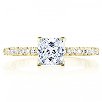 Tacori P104PR55FY 14 Karat Coastal Crescent Engagement Ring
