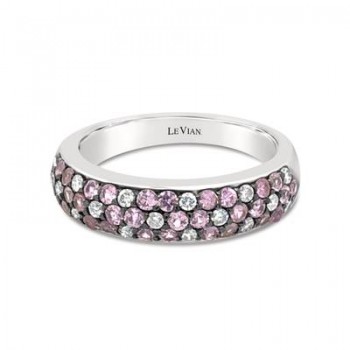14K Vanilla Gold® Bubble Gum Pink Sapphire