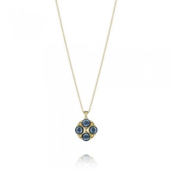 Golden Bay    Golden Bay Lotus Four Gem Pendant    