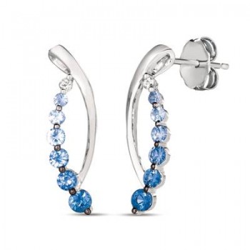 Le Vian Ombre Earrings featuring 1/2 cts. Denim Ombré