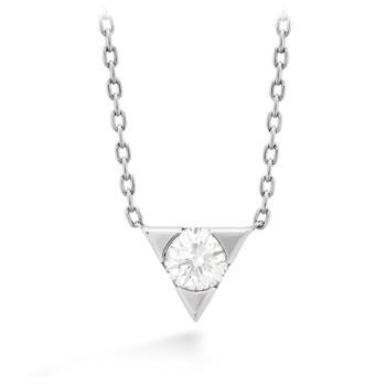 Triplicity Single Diamond Pendant