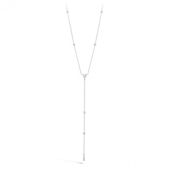 TRIPLICITY TRIANGLE LARIAT NECKLACE