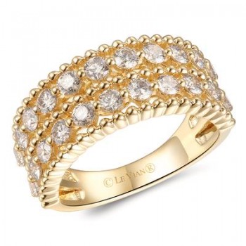 14K Honey Gold™ Ring with Nude Diamonds™ 1 3/8 cts.