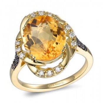 Le Vian® Ring featuring 4 cts. Cinnamon Citrine