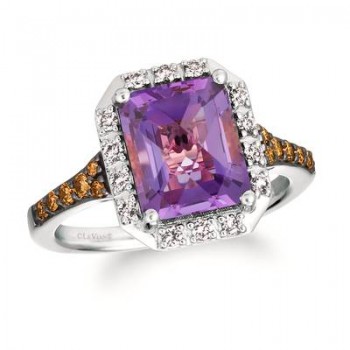 14K Vanilla Gold® Grape Amethyst™ 2 3/4 cts. Ring